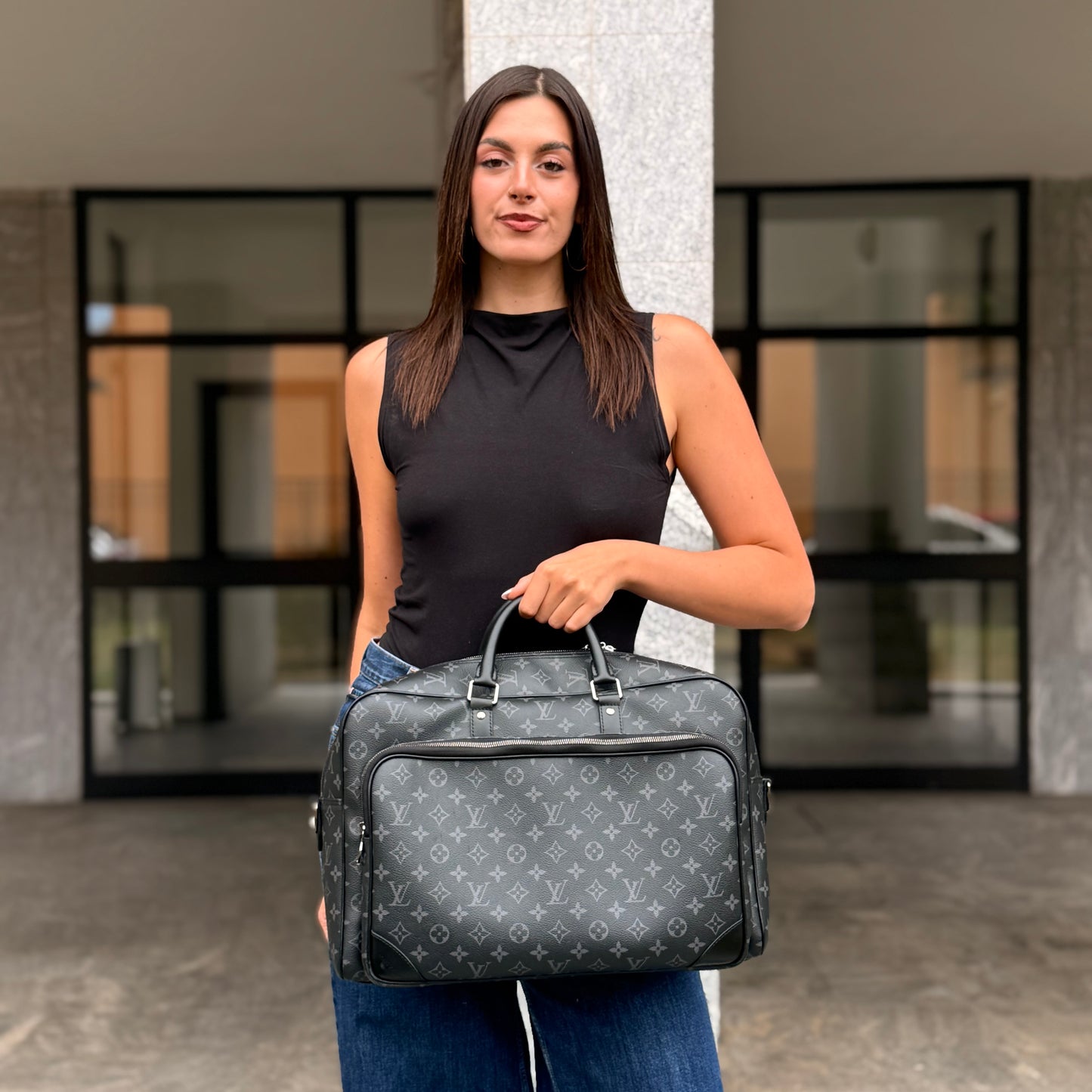 Louis Vuitton Weekender Monogram Eclipse