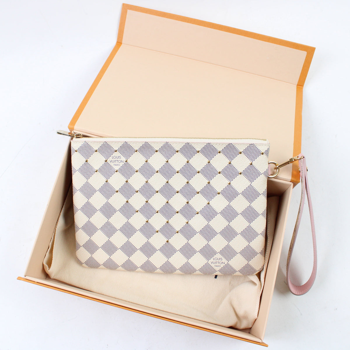 Louis Vuitton Pochette City In Damier Azur