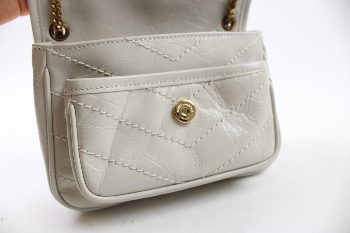 Saint Laurent Niki Mini In Pelle Vintage