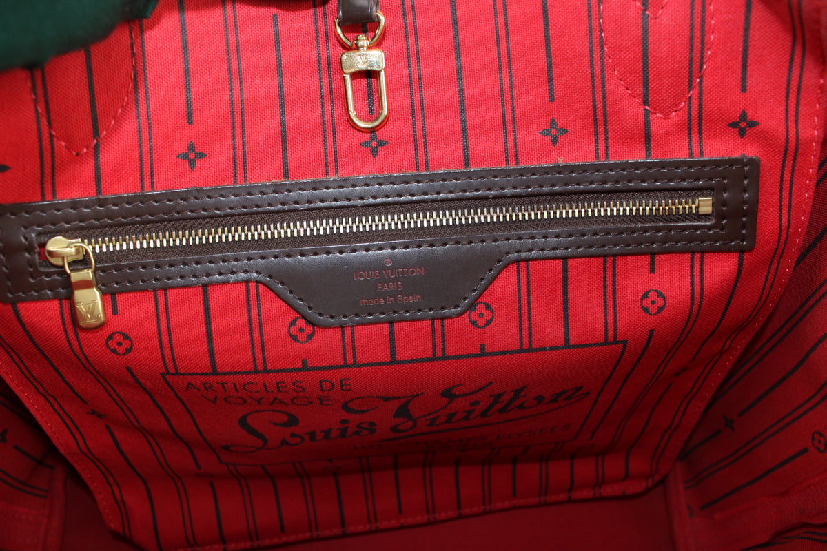 Louis Vuitton Neverfull MM In Damier Ebene