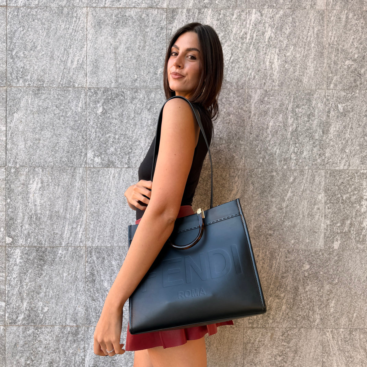 Fendi Sunshine Medium Nera