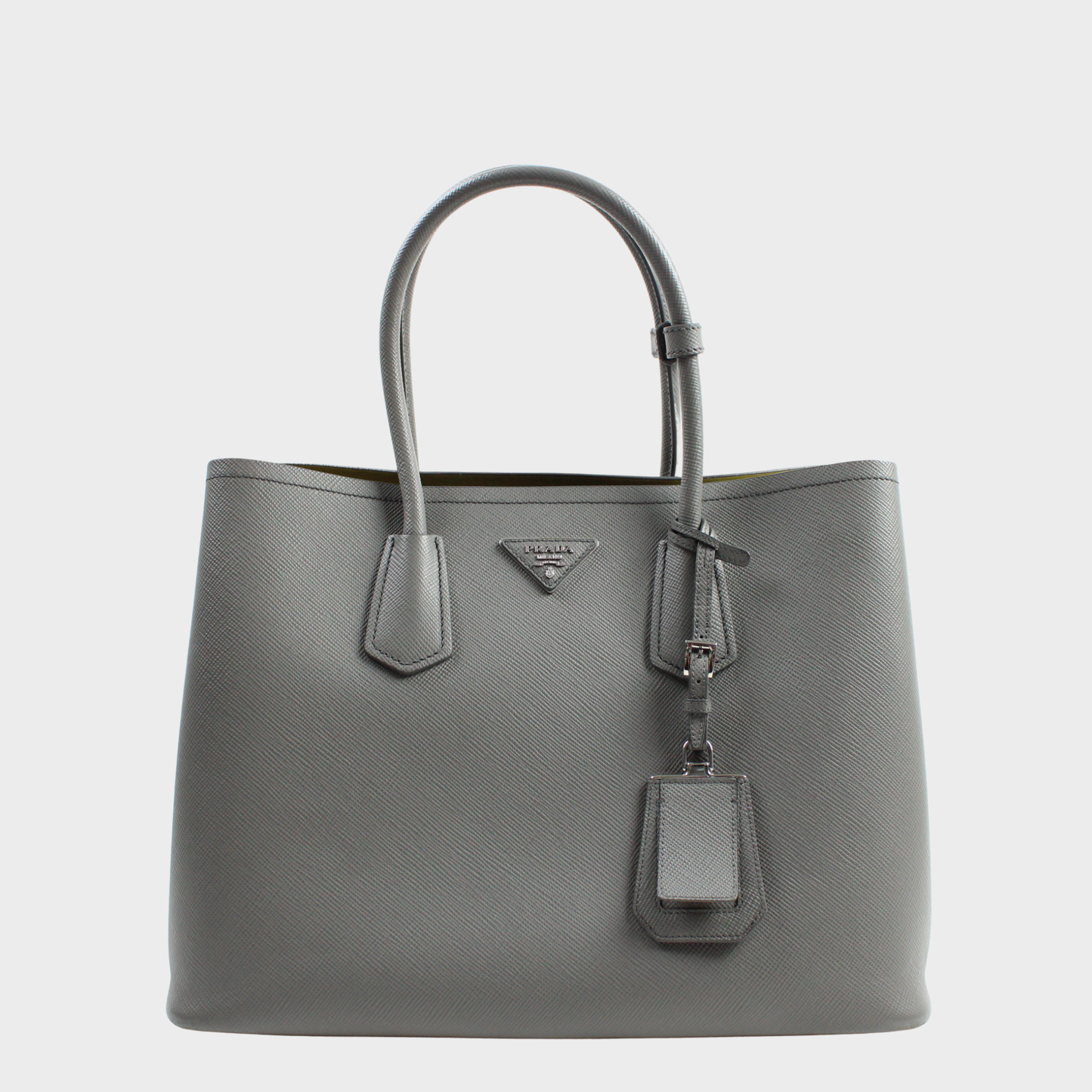 Prada Double In Pelle Saffiano Large