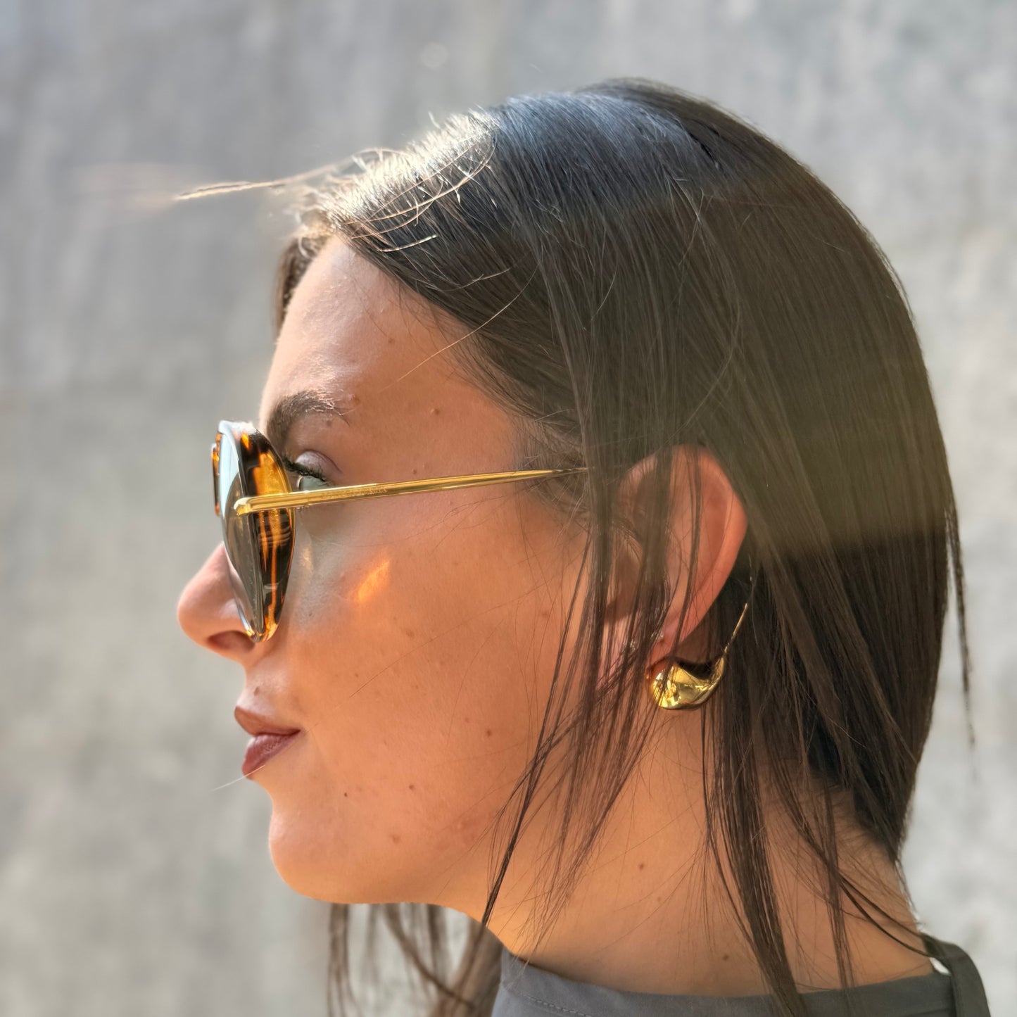 Occhiali Da Sole Drop Aviator Bottega Veneta