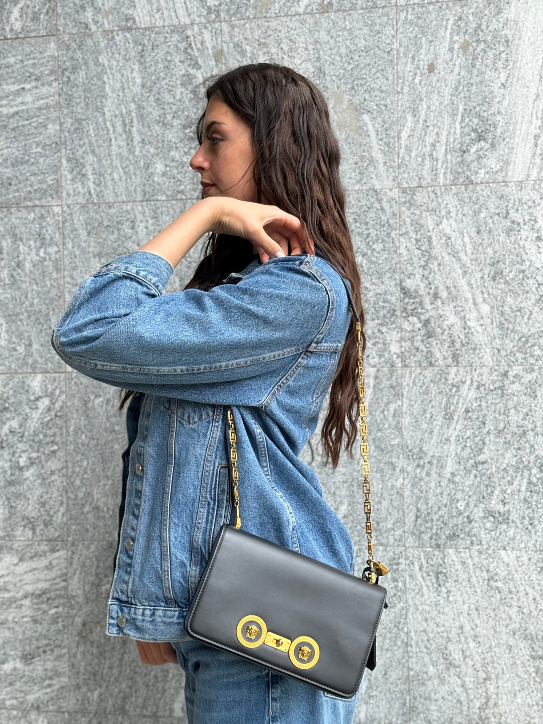 Versace Medallion Tribute Shoulder Bag