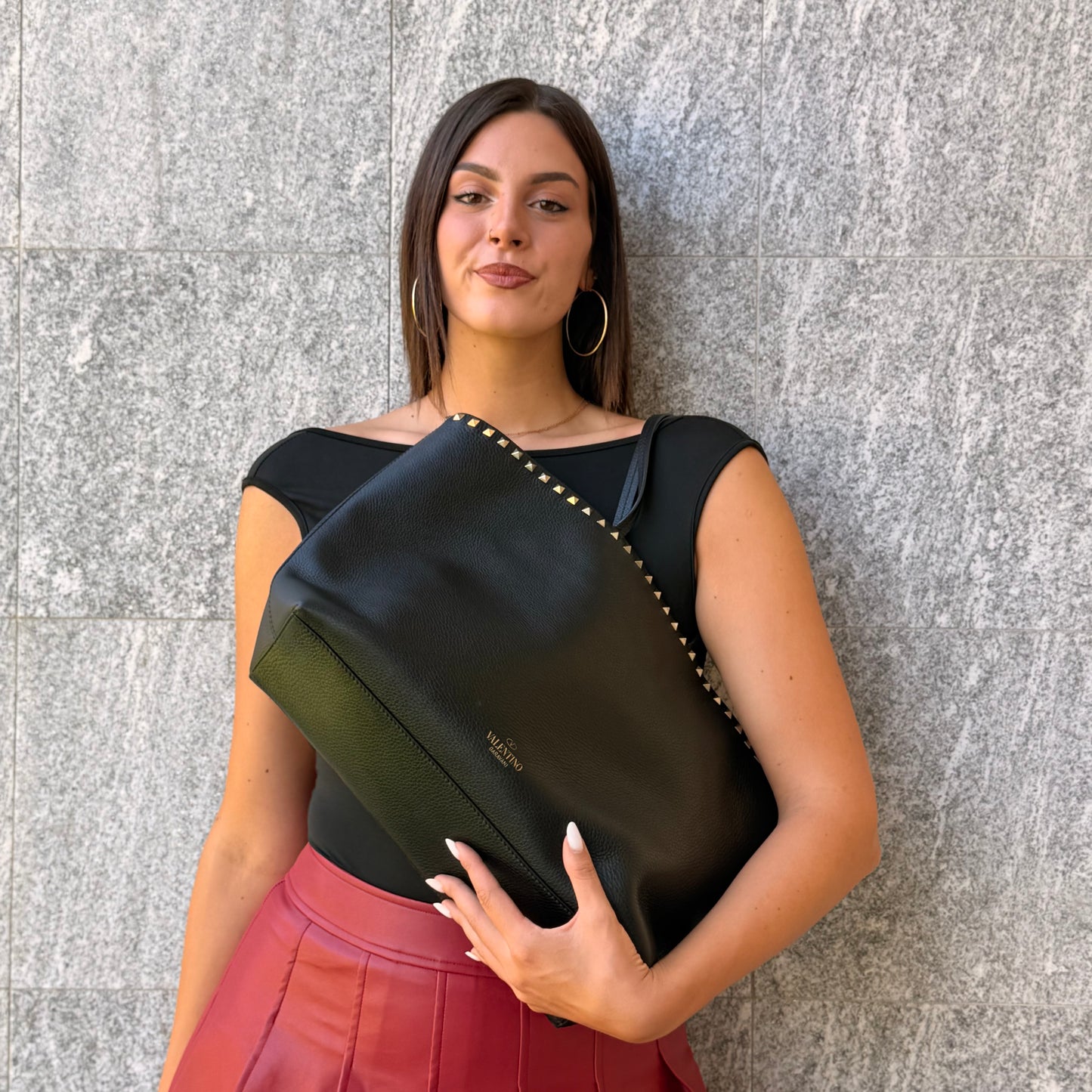 Valentino Garavani Rockstud Tote Bag