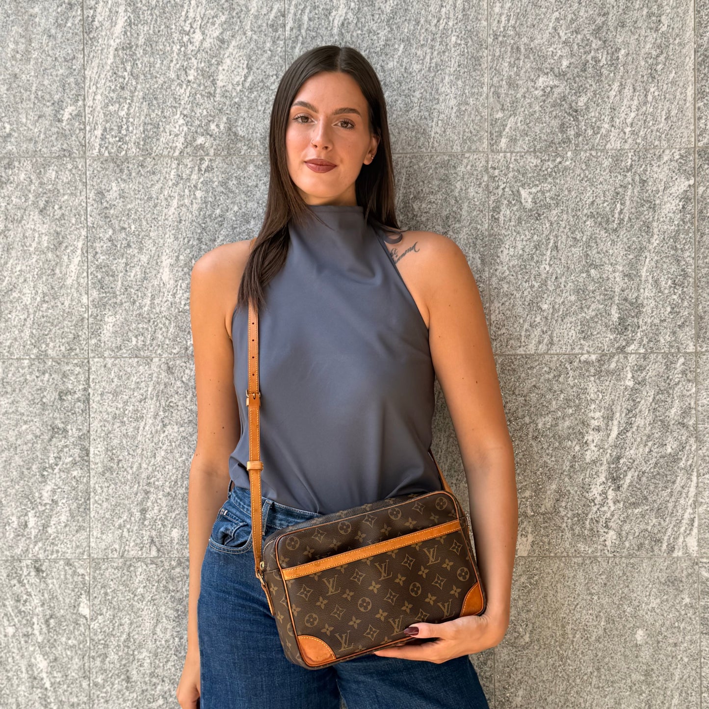 Louis Vuitton Trocadero Camera Bag Vintage
