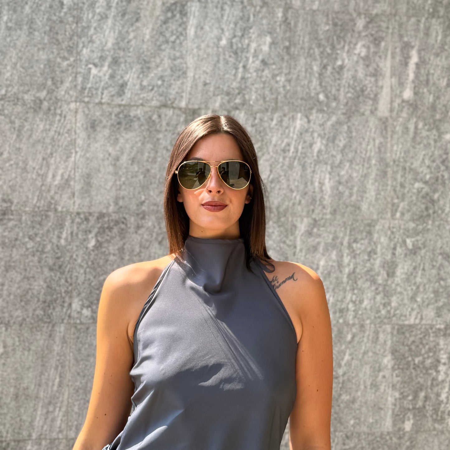 Occhiali Da Sole Bottega Veneta Aviator Sardine