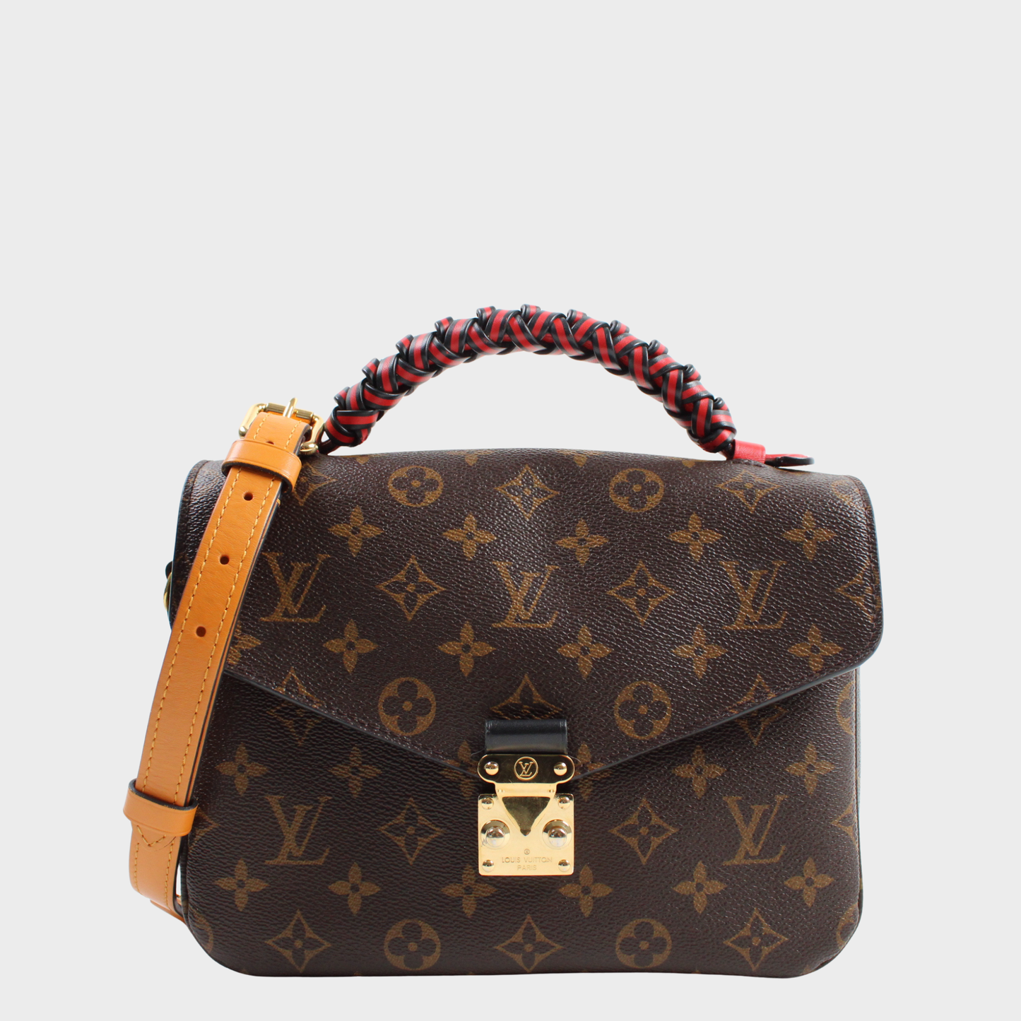Louis Vuitton Pochette Mètis Braided Coquelicot