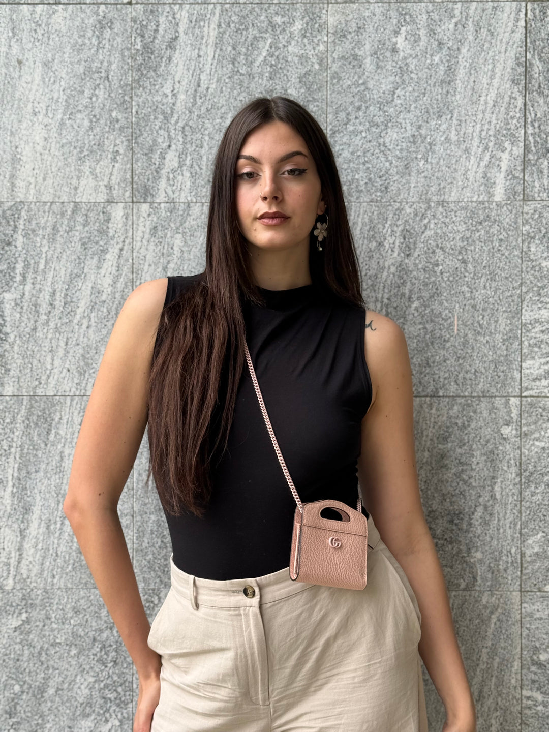 Gucci GG Marmont Portafoglio Con Catena