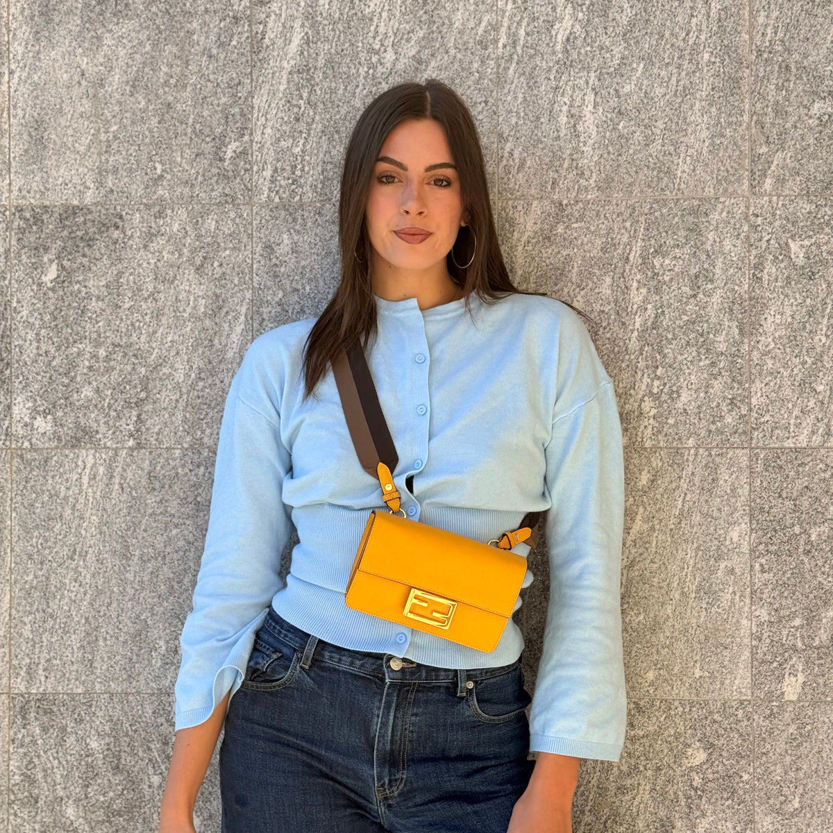Fendi Flat Baguette Mini