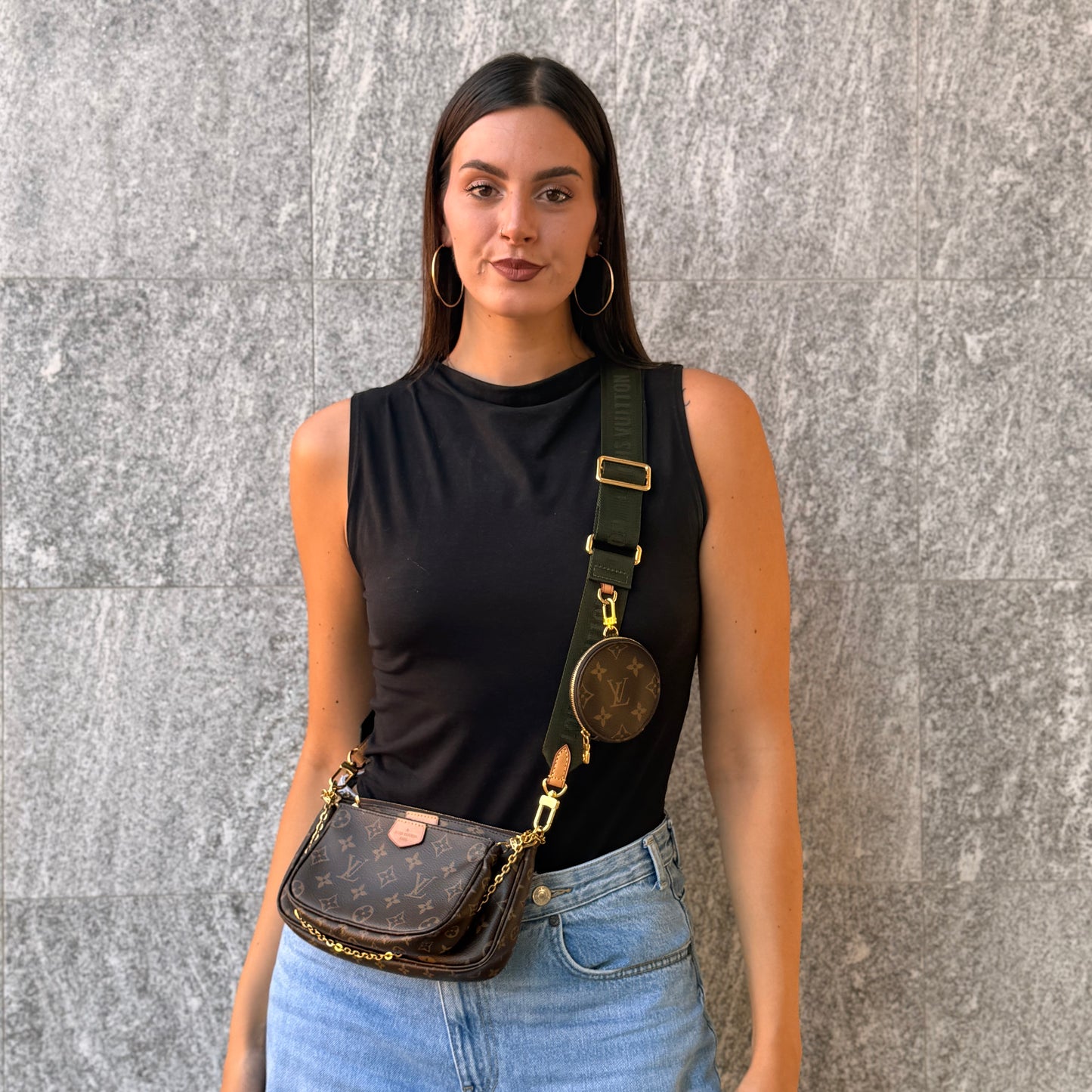 Louis Vuitton Multipochette Accessories Monogram Khaki