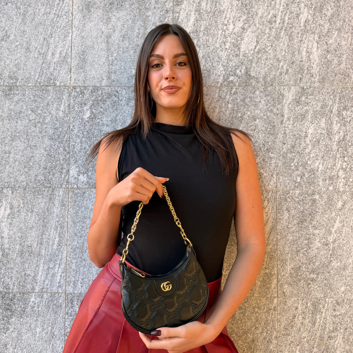 Gucci GG Mezzaluna Borsa A Spalla