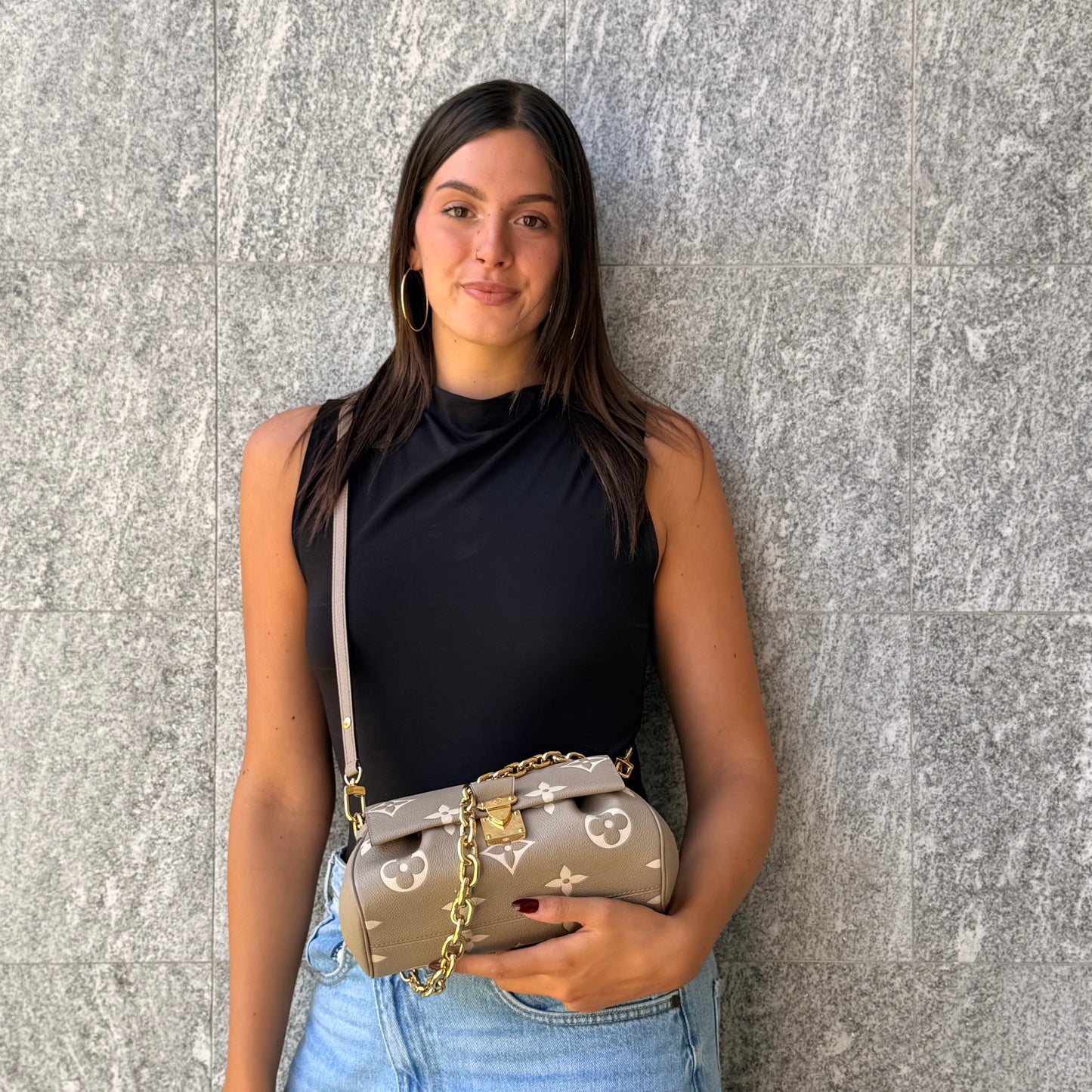 Louis Vuitton Pochette Favorite Empreinte Bicolore