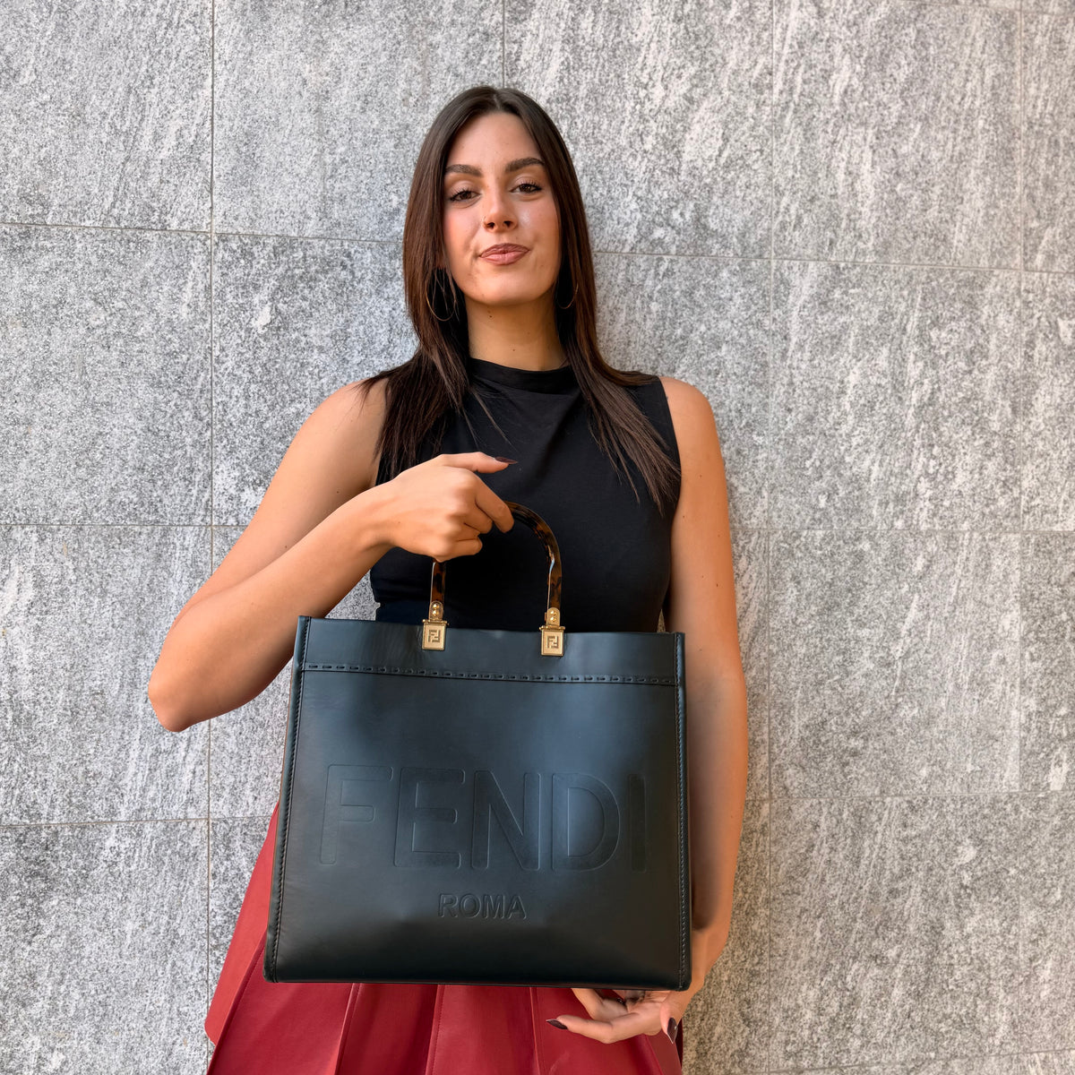Fendi Sunshine Medium Nera