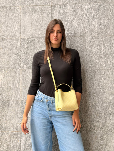 Gucci Borsa A Secchiello GG Emblem Piccola