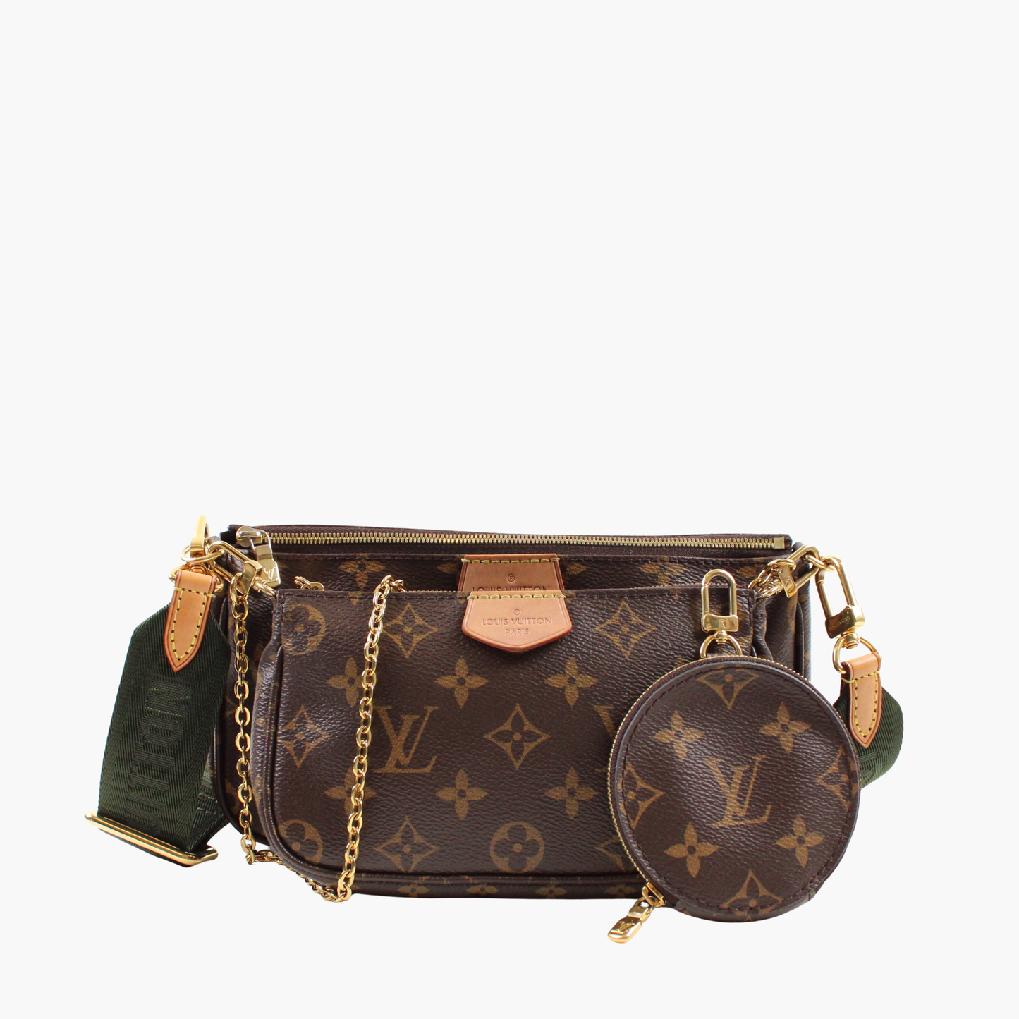 Louis Vuitton Multipochette Accessories Monogram Khaki