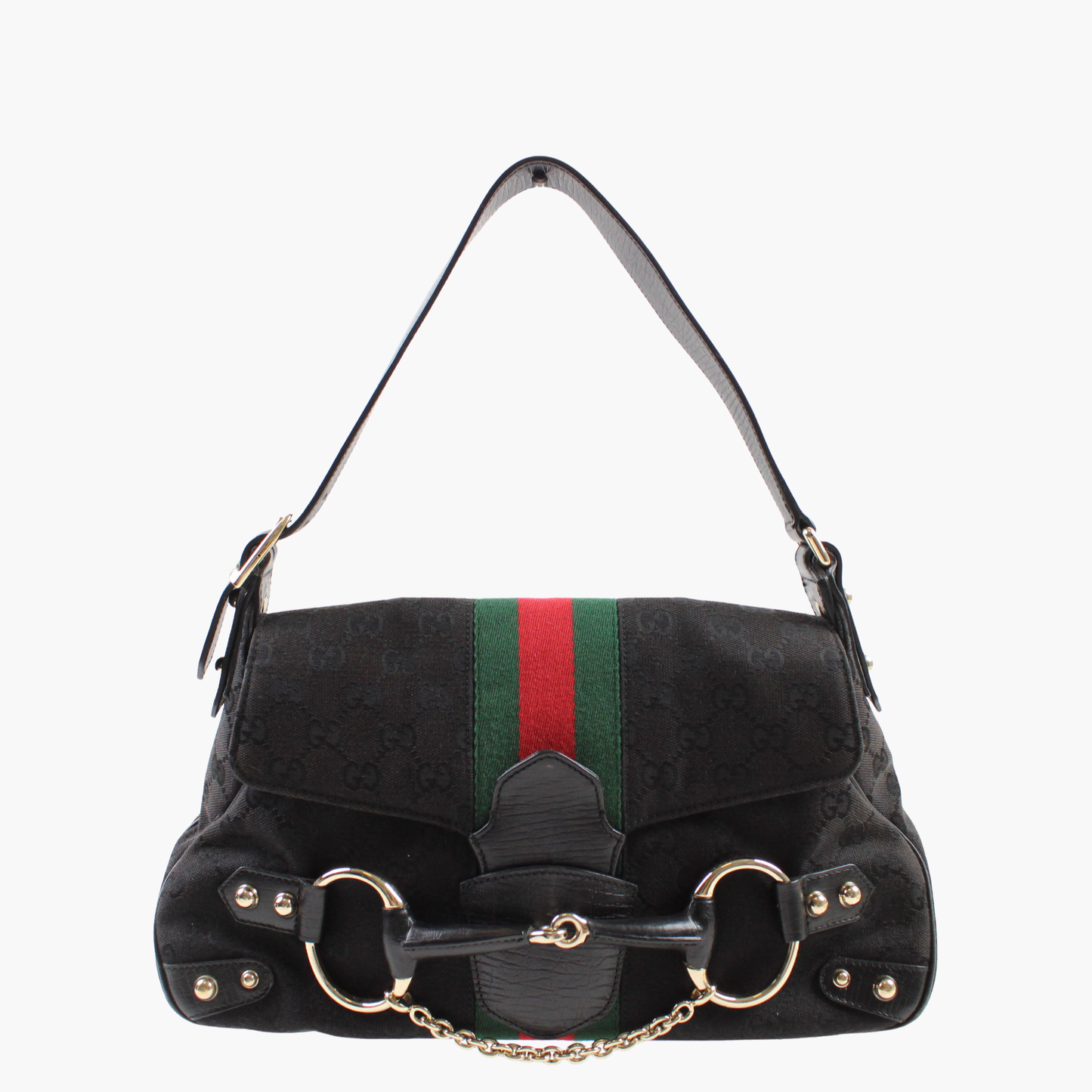 Gucci Horsebit GG Nera Vintage