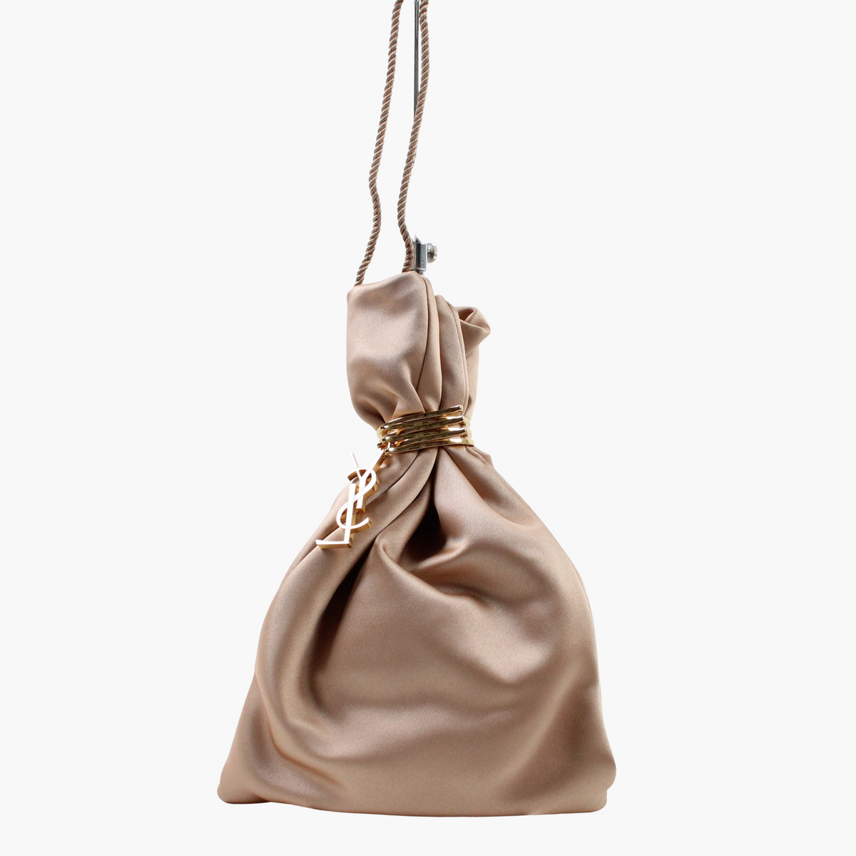 Saint Laurent Satin Evening Pouch