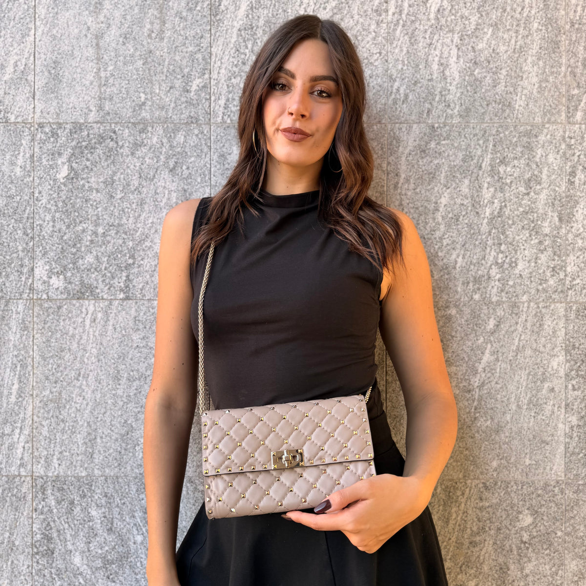 Valentino Garavani Rockstud Spike Borsa A Tracolla