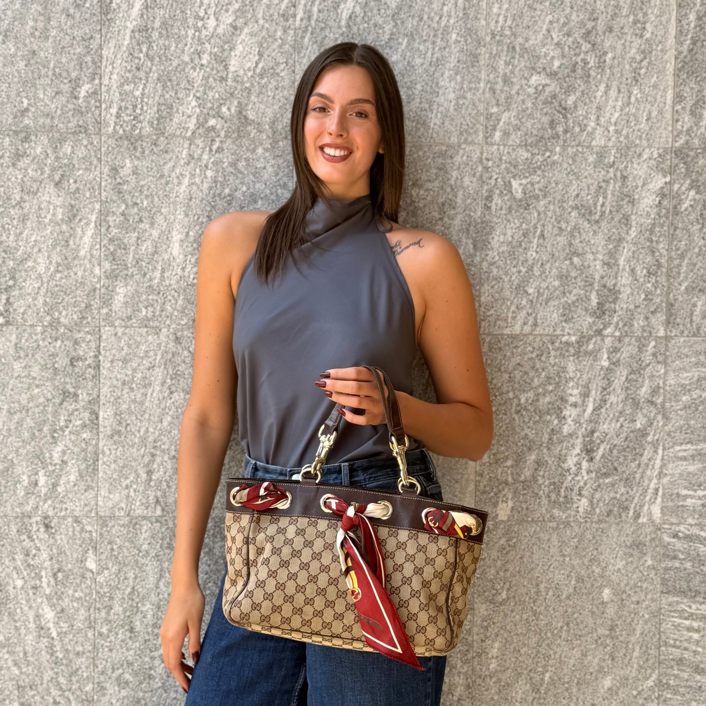 Gucci Positano Borsa A Spalla