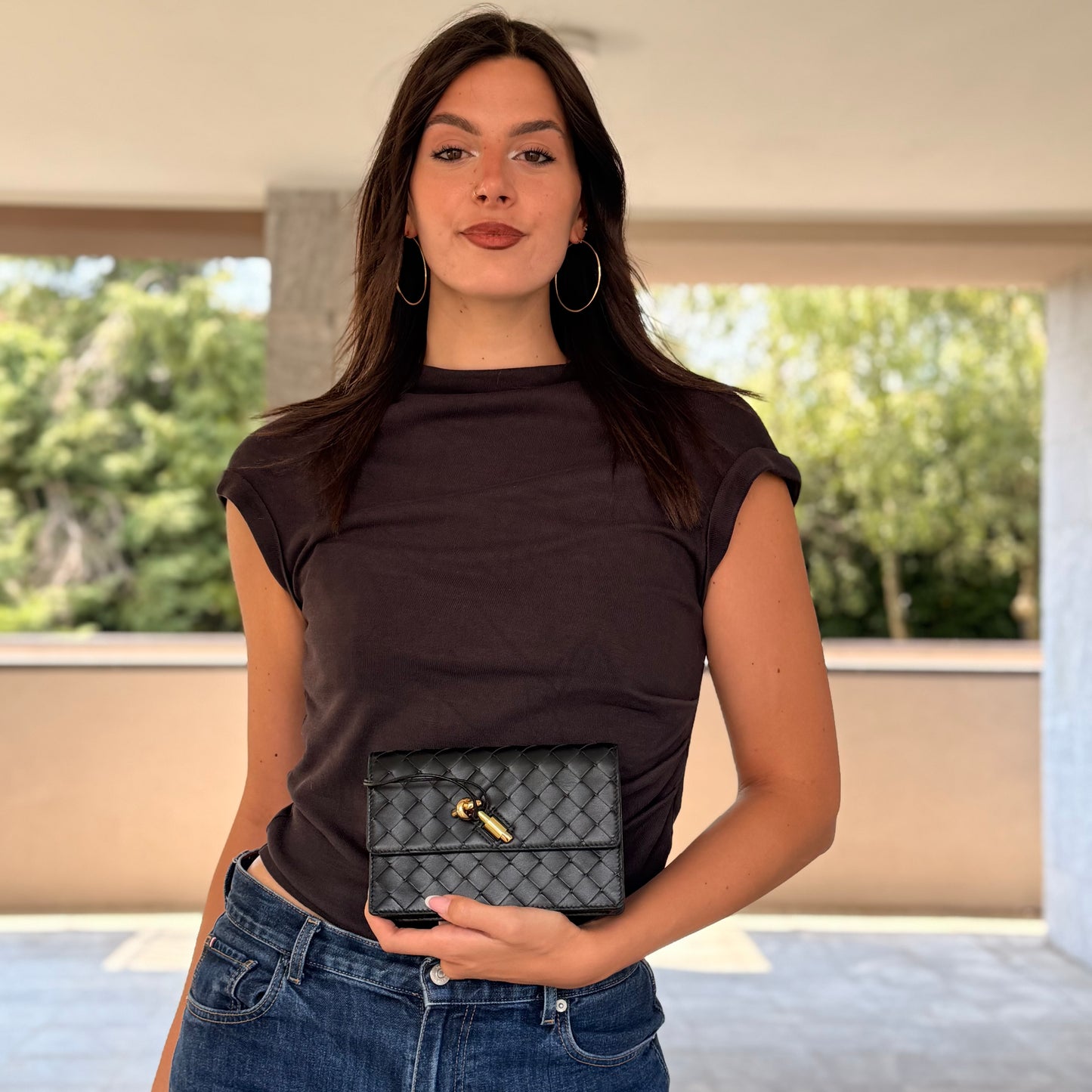 Bottega Veneta Andiamo Pochette A Catena