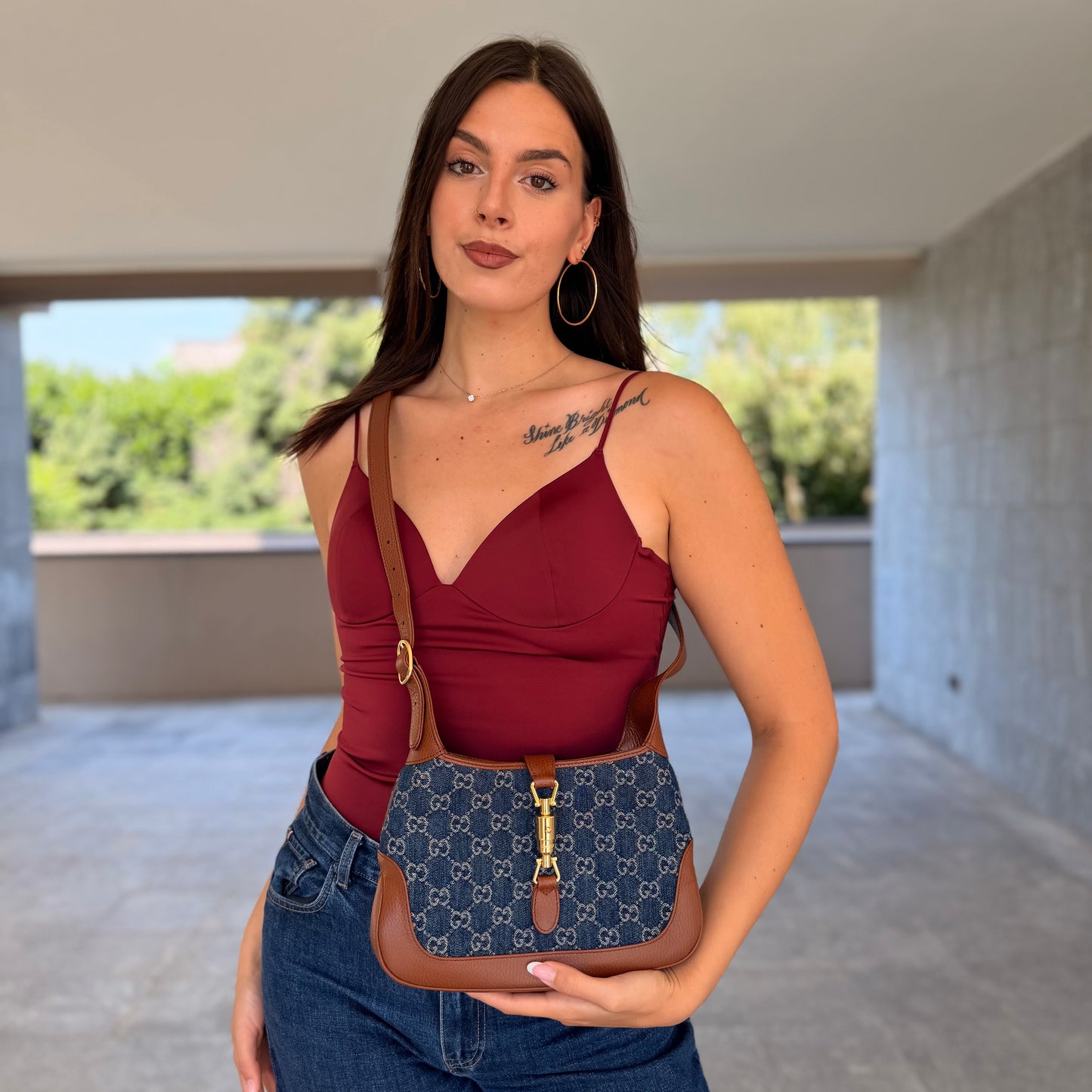 Gucci Jackie 1961 Denim