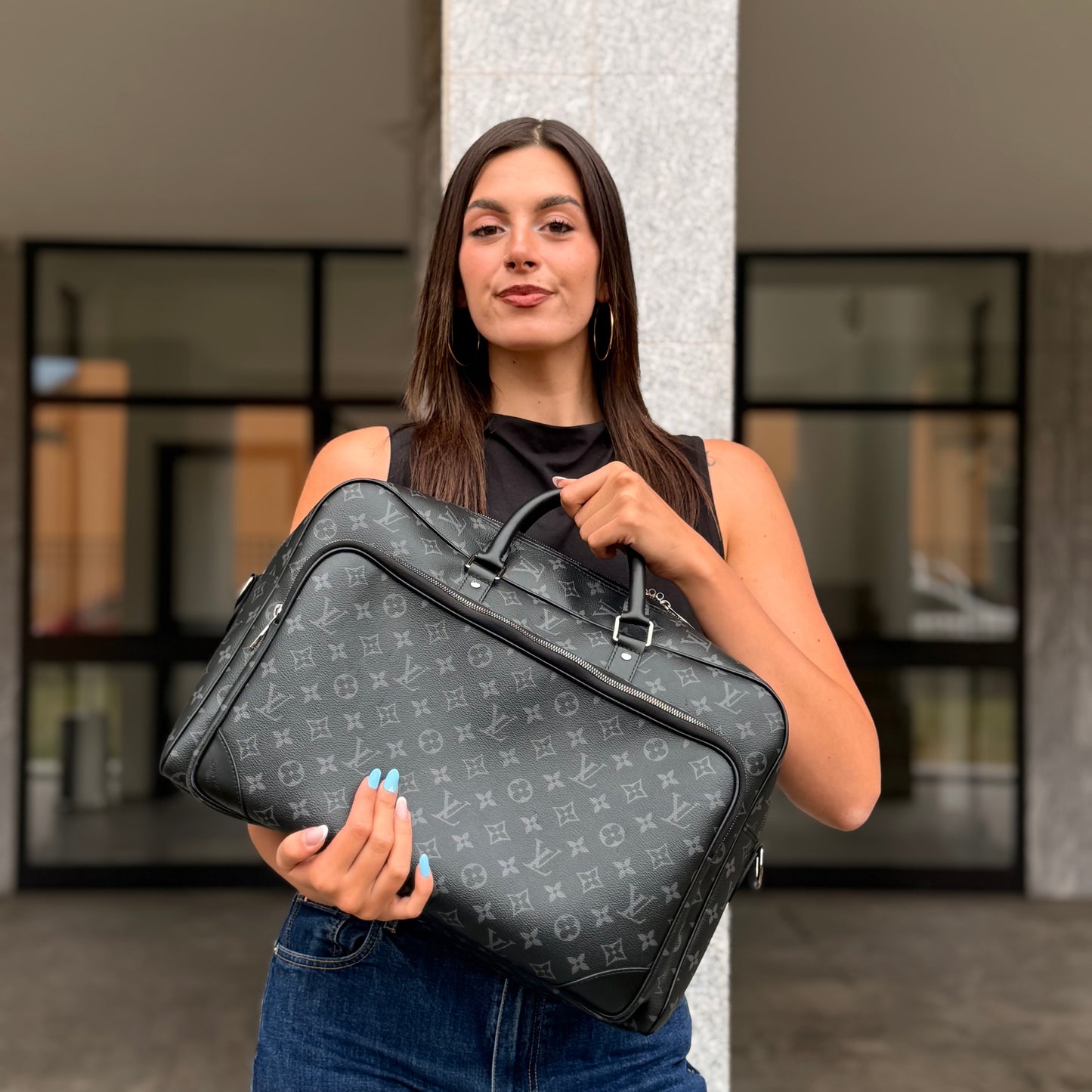 Louis Vuitton Weekender Monogram Eclipse