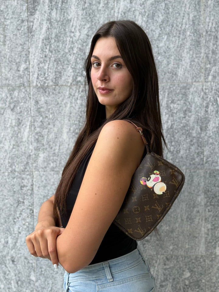 Louis Vuitton Pochette Accessoires Takashi Murakami Panda Monogram