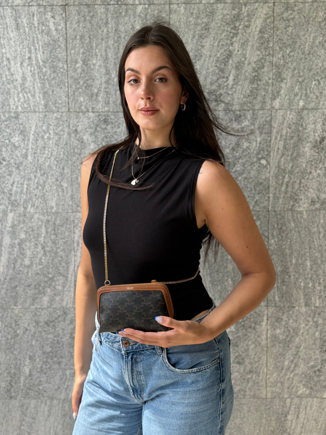 Celine Pochette Con Catena