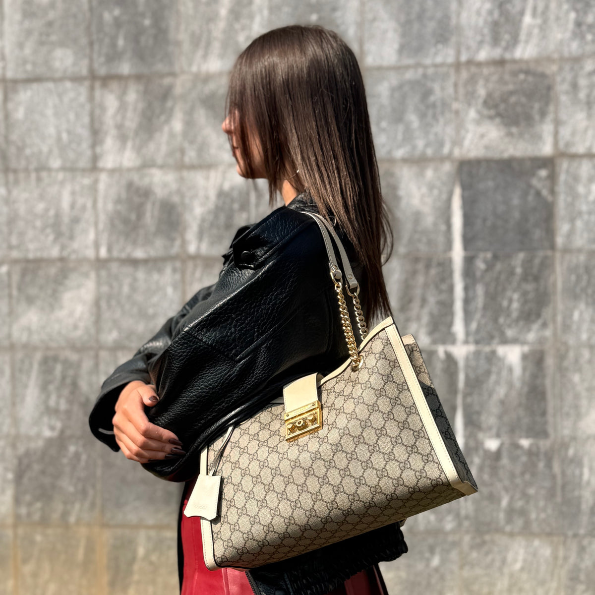 Gucci GG Padlock Tote Bag