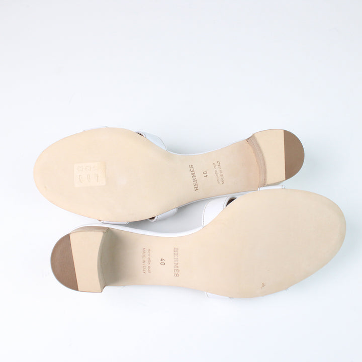 Hermès Oasis Bianche Taglia 40