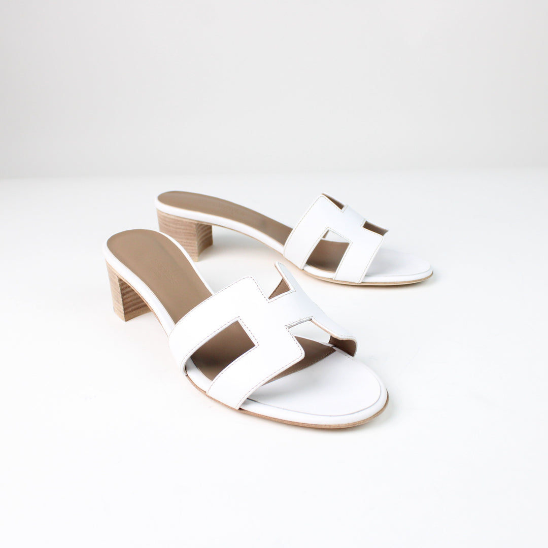 Hermès Oasis Bianche Taglia 40