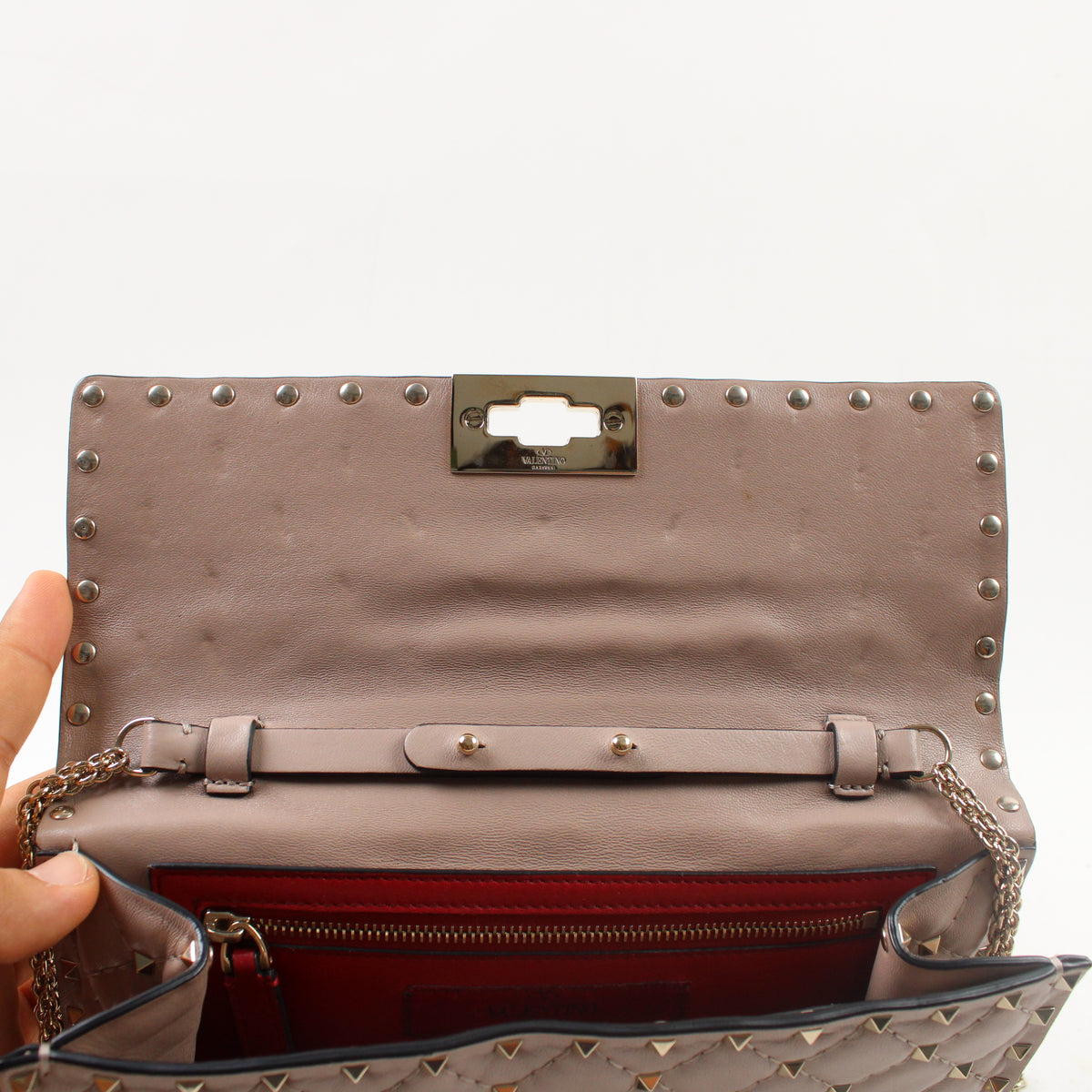 Valentino Garavani Rockstud Spike Borsa A Tracolla
