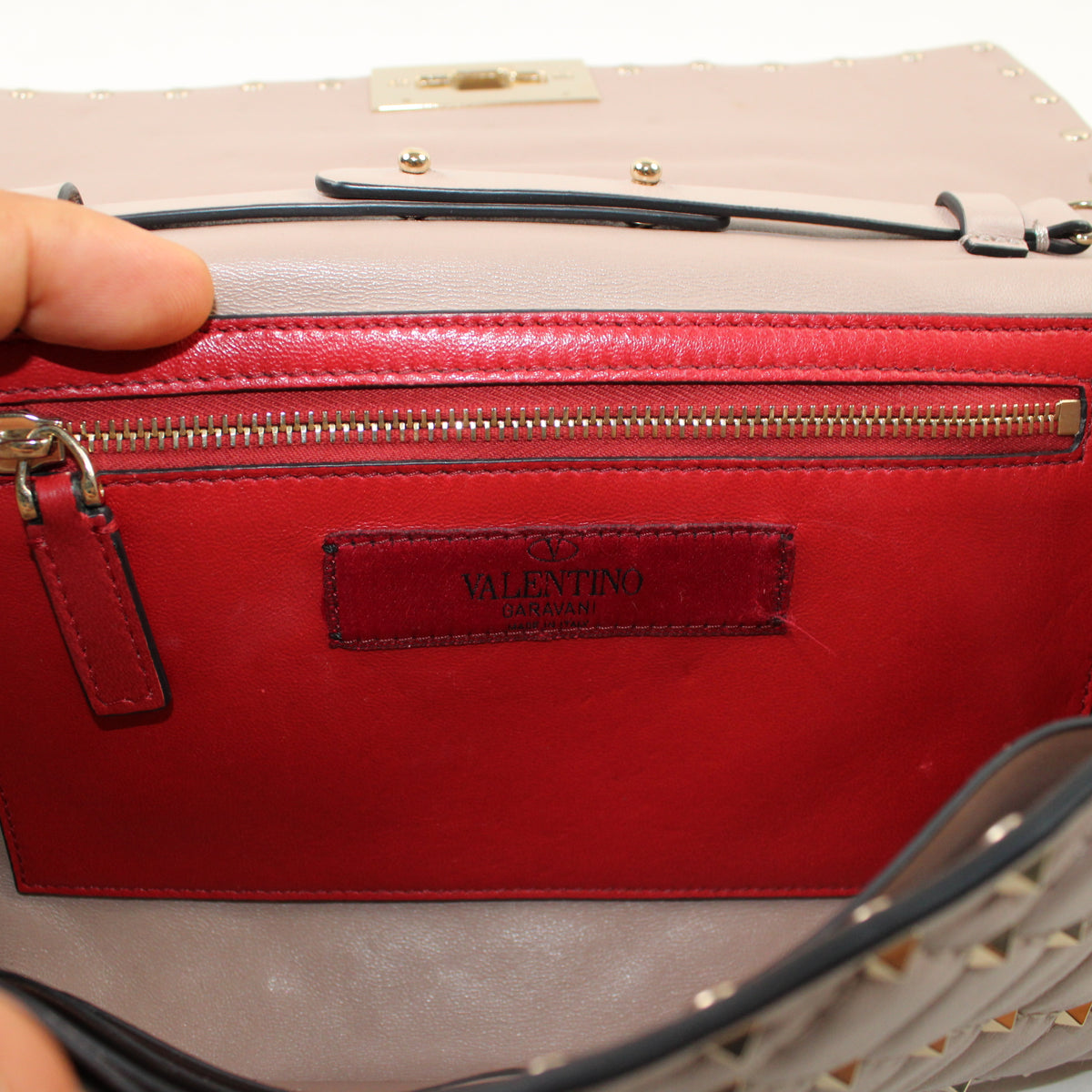 Valentino Garavani Rockstud Spike Borsa A Tracolla