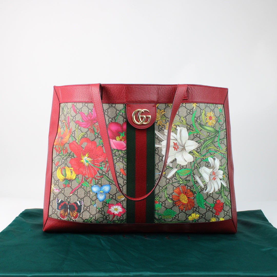 Gucci Ophidia GG Flora Tote