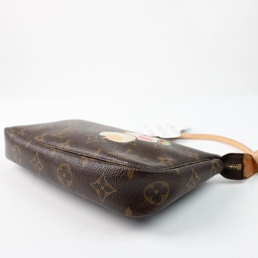 Louis Vuitton Pochette Accessoires Takashi Murakami Panda Monogram
