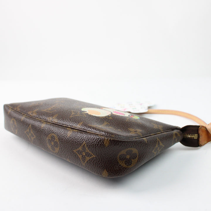 Louis Vuitton Pochette Accessoires Takashi Murakami Panda Monogram