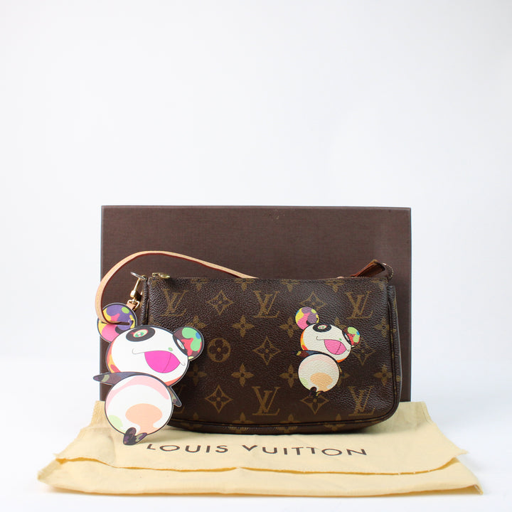 Louis Vuitton Pochette Accessoires Takashi Murakami Panda Monogram