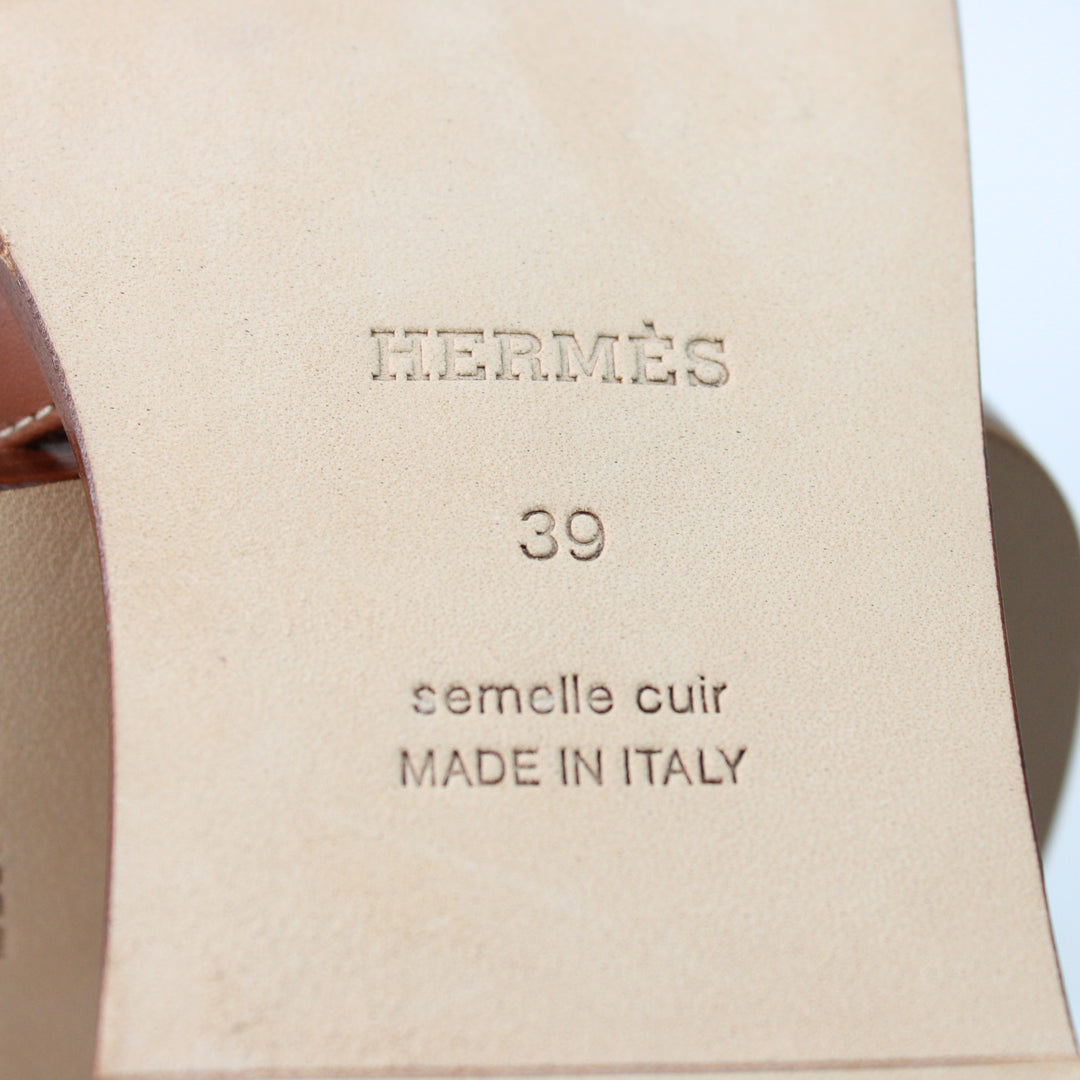 Hermès Oran Sandals Size 39