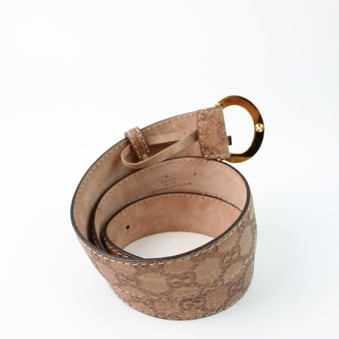 Gucci Guccissima G Buckle Taglia 90