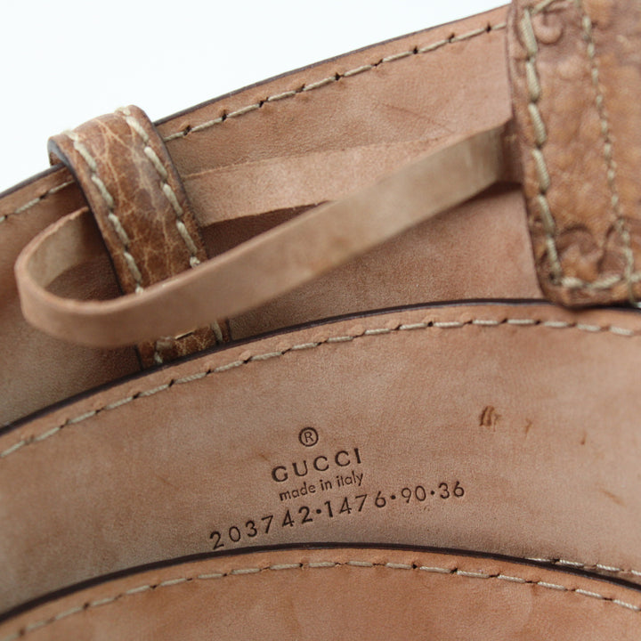 Gucci Guccissima G Buckle Taglia 90