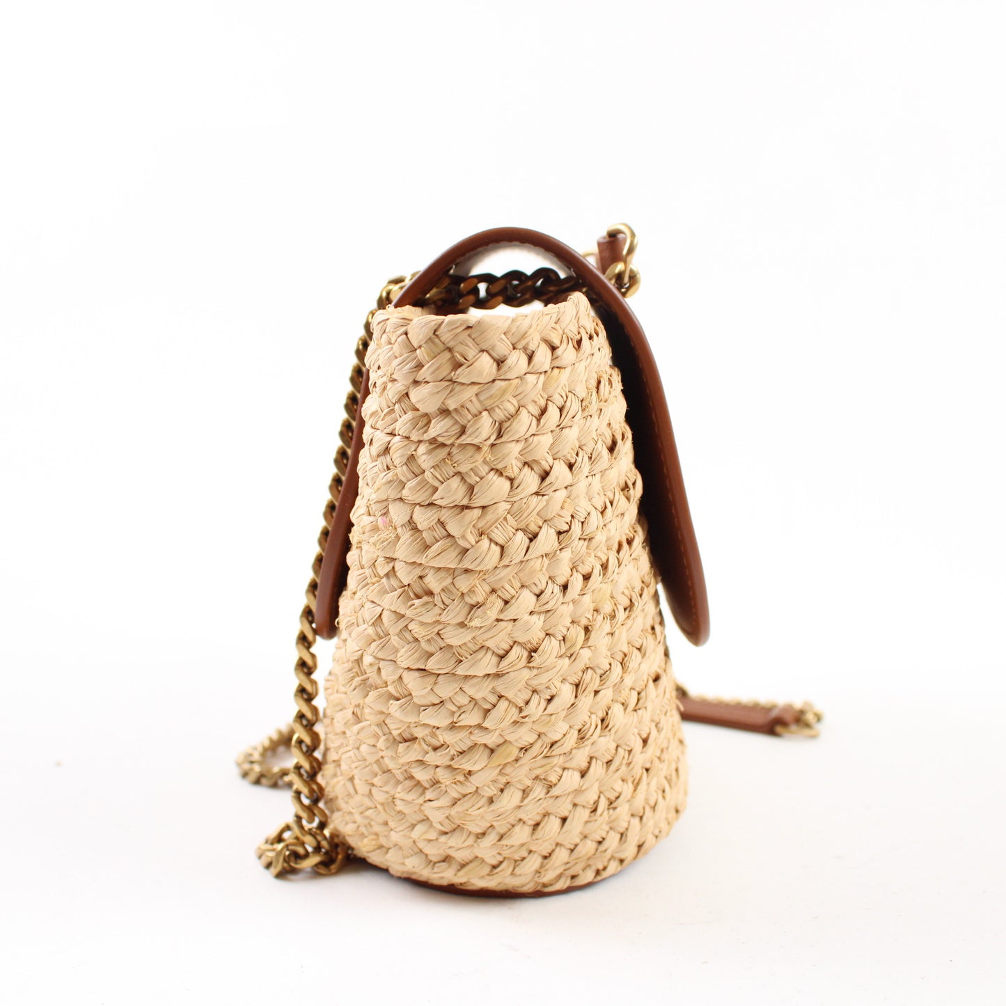 Saint Laurent Manon Mini In Rafia