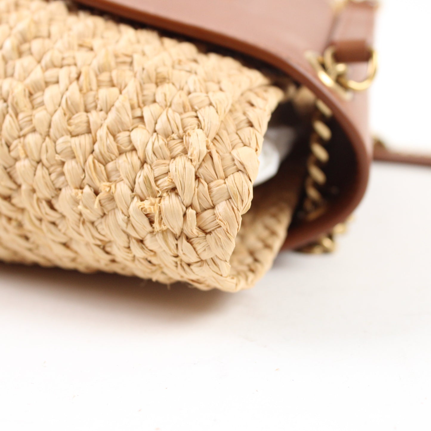 Saint Laurent Manon Mini In Rafia