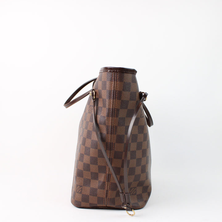 Louis Vuitton Neverfull MM In Damier Canvas