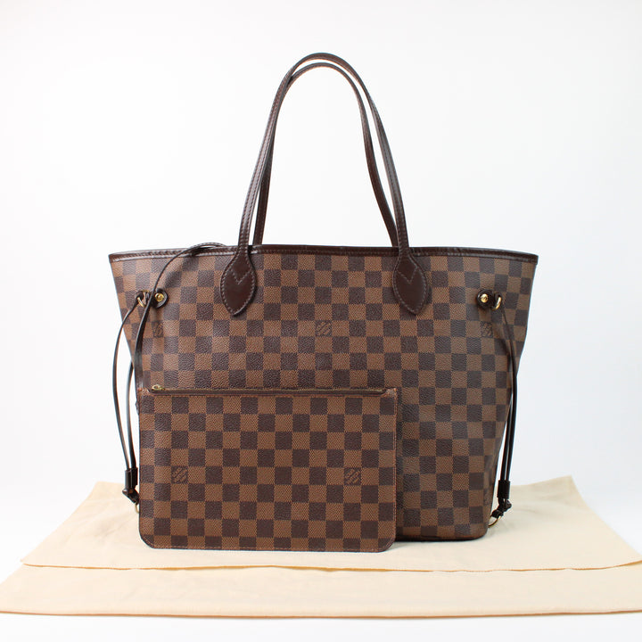 Louis Vuitton Neverfull MM In Damier Canvas