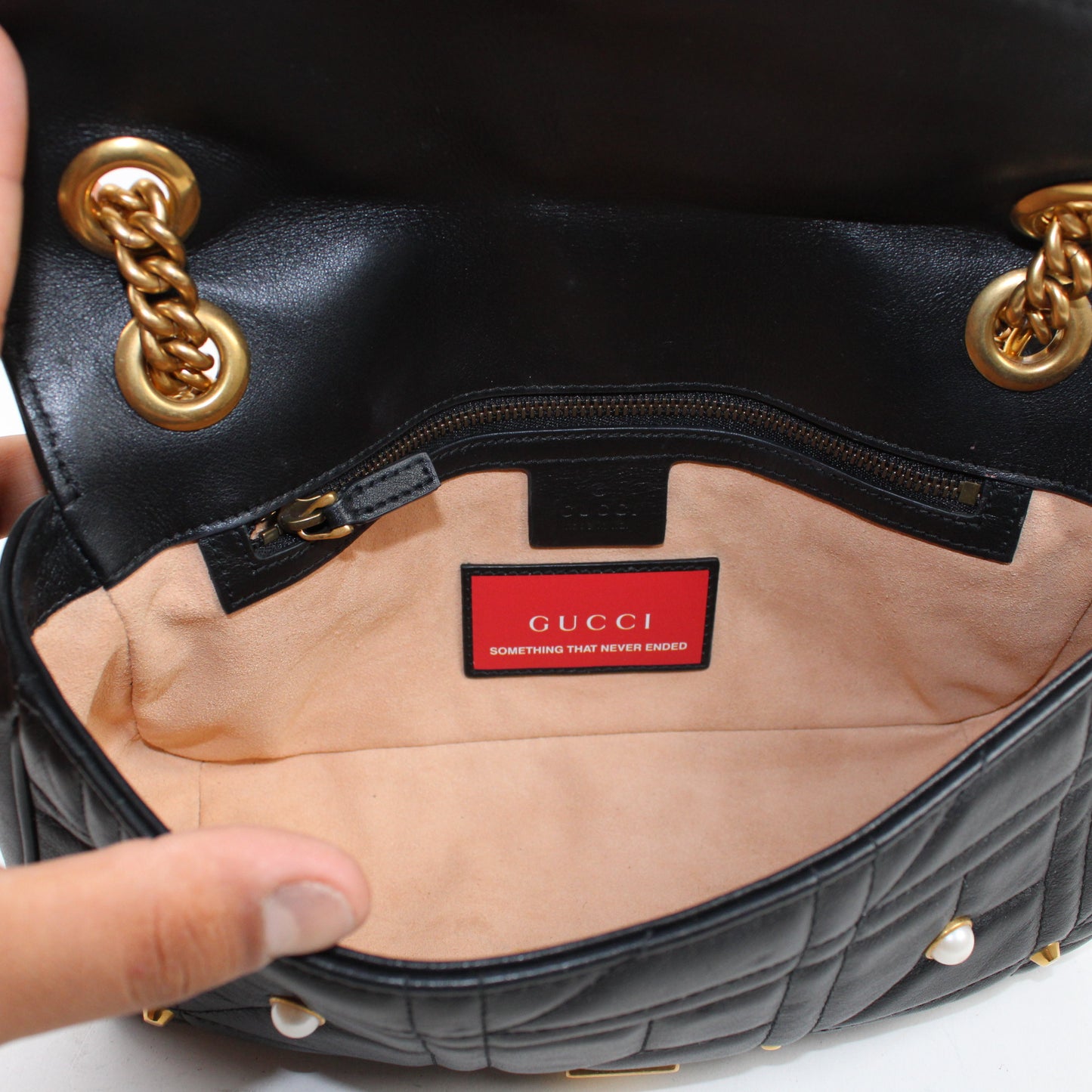 Gucci GG Marmont Pearly Media