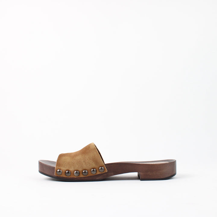 Miu Miu clogs in faded suede