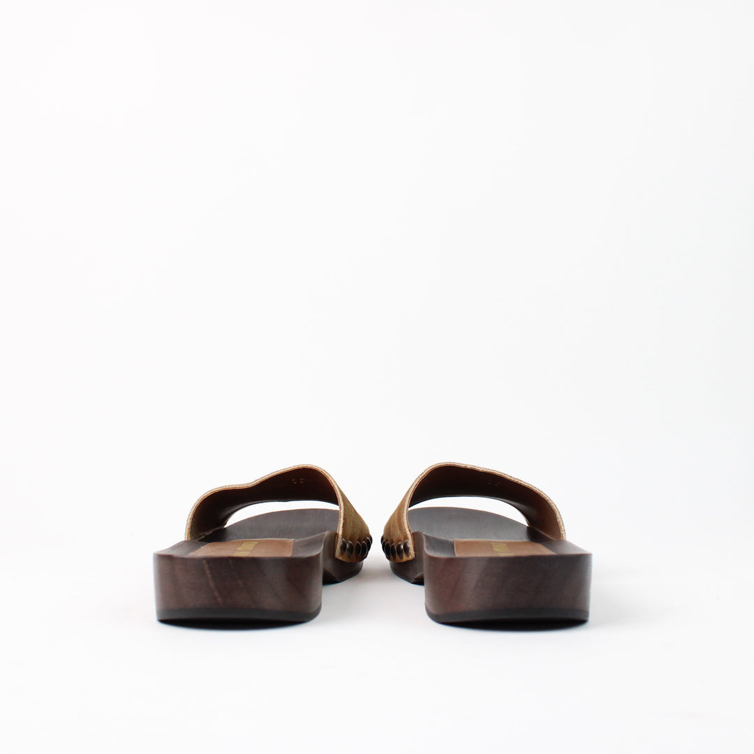 Miu Miu clogs in faded suede