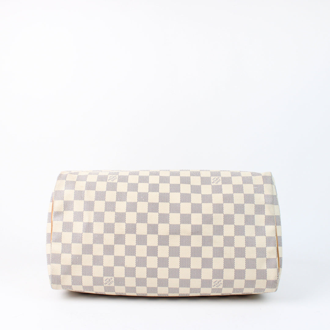 Louis Vuitton Speedy 35 In Damier Azur