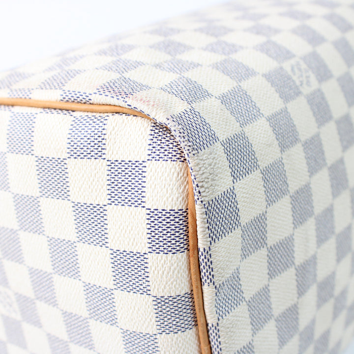 Louis Vuitton Speedy 35 In Damier Azur